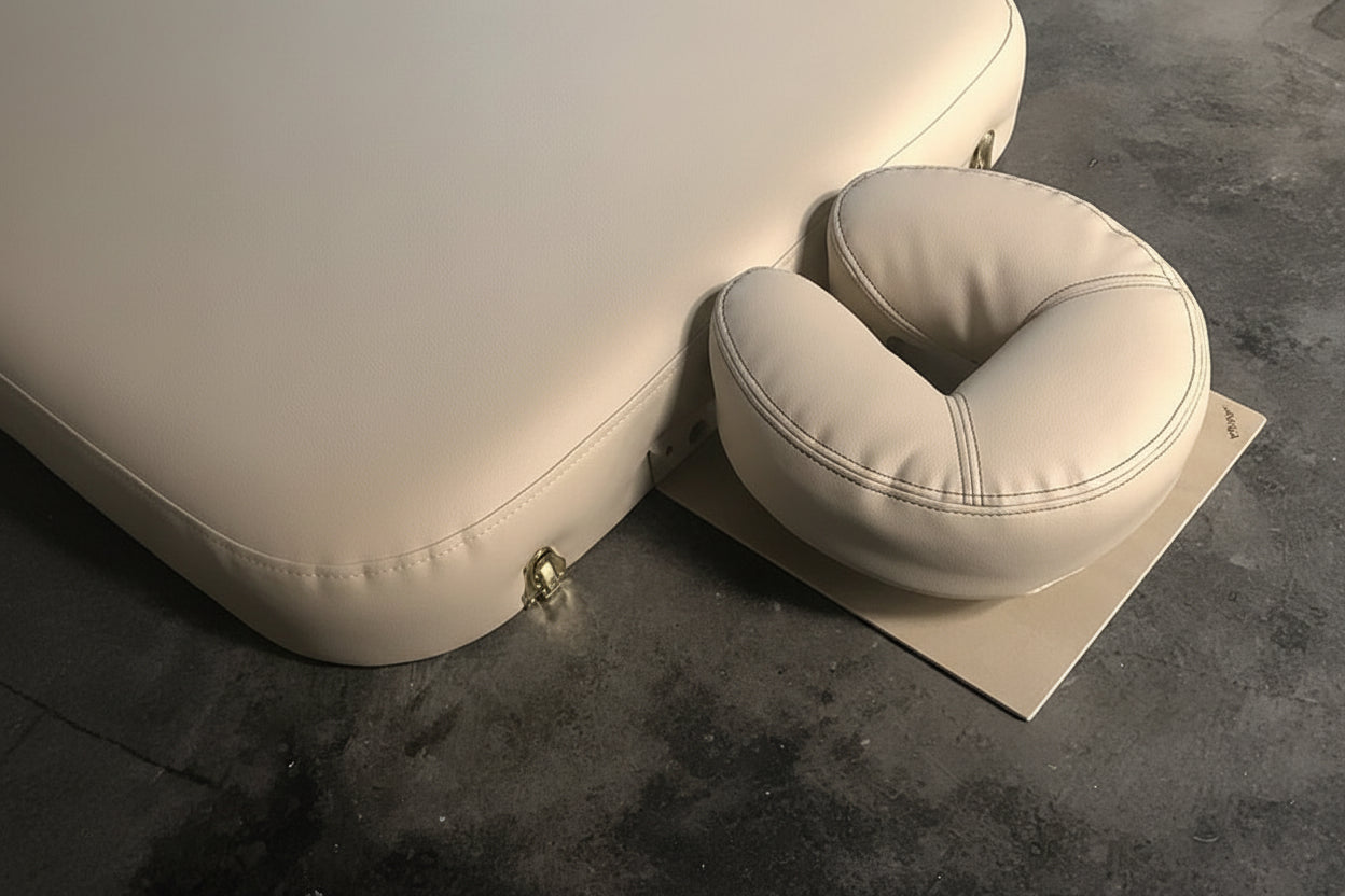 Kit de Apoio de Cabeça Sarga para Trabalho Corporal no Solo